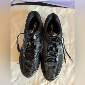 Nike Moto eight fit sold to size 12 1/2 black and white